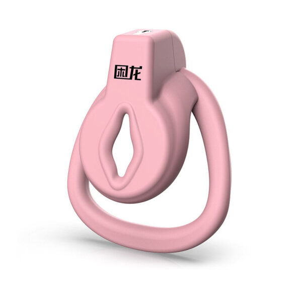 JEUSN Pink Flat Chastity Cage in the main gallery view