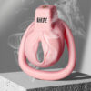 JEUSN Pink Flat Chastity Cage in alternate gallery view 8