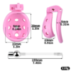Resin Breathable Male Chastity Cage -5