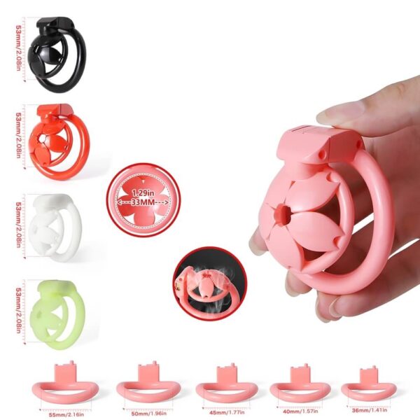 sakura-super-short-3d-printed-chastity-device5.jpg Super Short Sakura 3D Printed Chastity Device in alternate gallery view 9