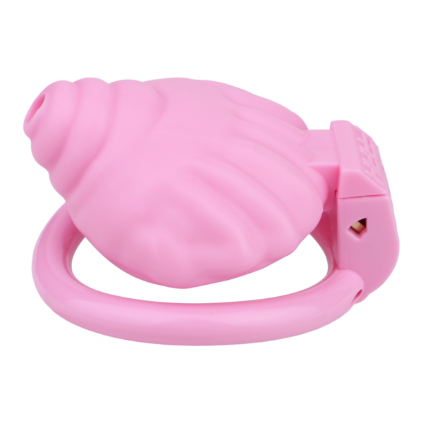 Shell Shaped Sissy Chastity Cage in the main gallery view