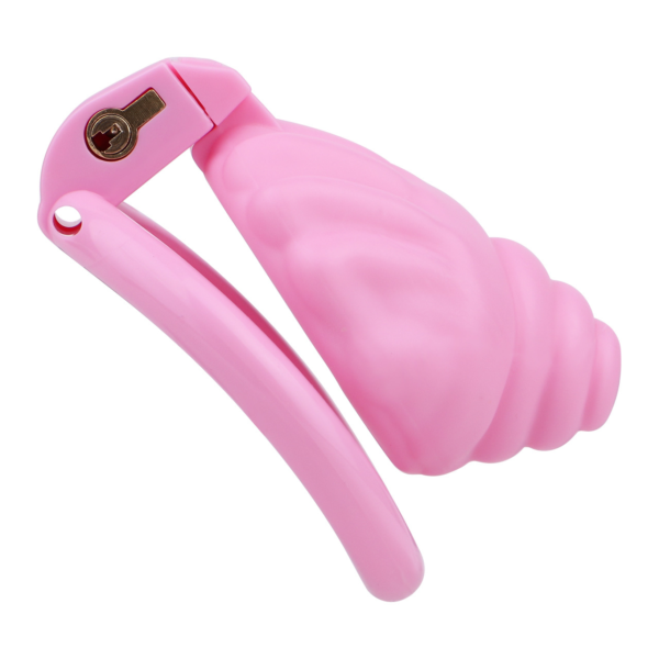 Shell Shaped Sissy Chastity Cage in alternate gallery view 20
