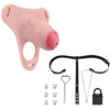 Wearable silicone chastity device with selectable belt, gallery image 12