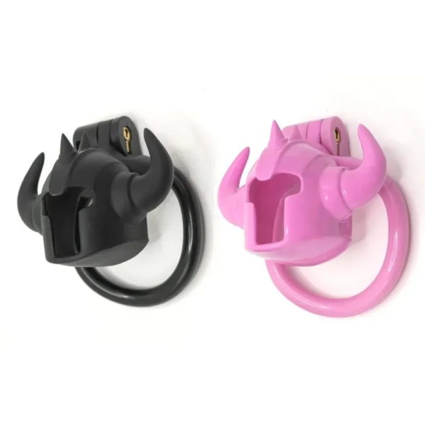sissy-bullhorn-chastity-cage_2.png Sissy Bullhorn Chastity Cage in alternate gallery view 3