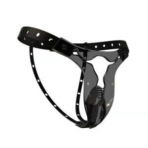 sissy-chastity-belt-ascetic-sm_1.jpg Pink Adjustable Sissy Chastity Belt, Resin and TPU, product view