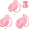 Sissy Silicone Chastity Cage in alternate gallery view 3