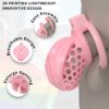 Sissy Silicone Chastity Cage feature details graphic 7