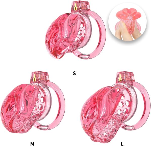 Sissy Silicone Chastity Cage in alternate gallery view 9