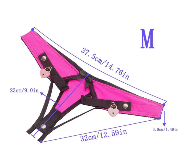 Optional anti-falling panties for pink MTF clit clip, gallery image 1