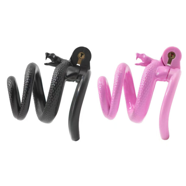 Snake Shape Chastity Cage