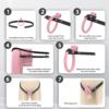 Flat Soft Chastity Cage with 6 Rings - 10