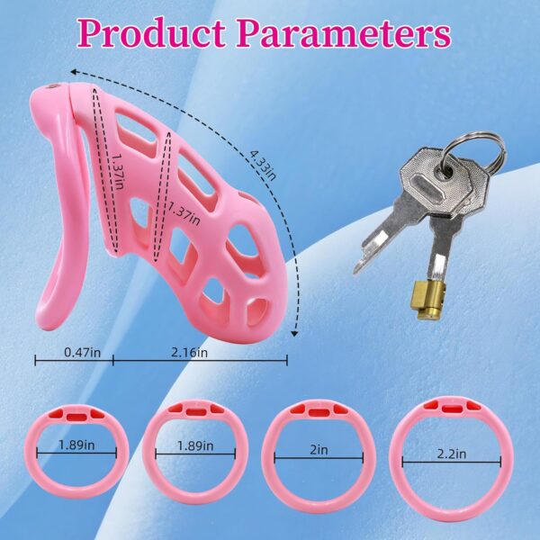 soft-pink-chastity-cage-with-invisible-lock_10_db0b98d4-a2b8-45b3-b317-a78841d7e7ac.jpg Soft Pink Chastity Cage with Invisible Lock dimensions showing 0.47in, 1.89in, 2in