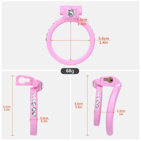 the-contract-of-time-diamonds-chastity-cage_4.jpg The Contract Of Time Diamonds Chastity Cage dimensions showing 3.6cm, 1.4in