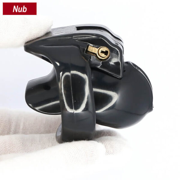 the-nub-micro-ht-v4-resin-male-chastity-device2.jpg The NUB-Micro V4 Chastity Cage 1.01 Inches Long in alternate gallery view 2