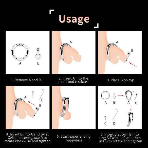 zeus-eye-flat-chastity-cage_15.jpg Zeus' Eye flat stainless steel chastity cage and belt options, gallery image 15
