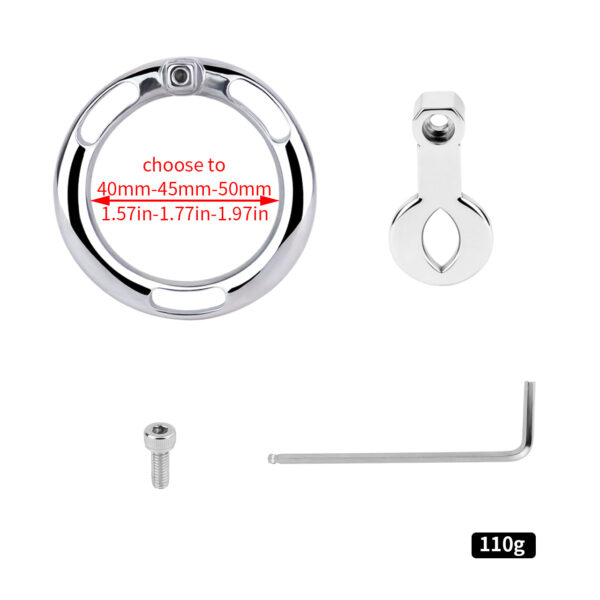 zeus-eye-flat-chastity-cage_8.jpg Zeus' Eye flat stainless steel chastity cage and belt options, gallery image 8